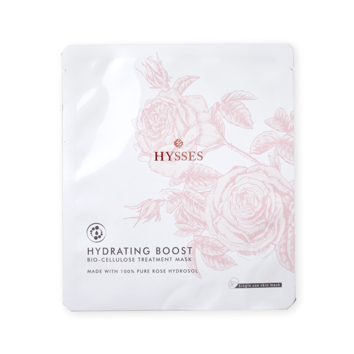 Hysses Face Care Bio Cellulose Hydrating Mask Rose