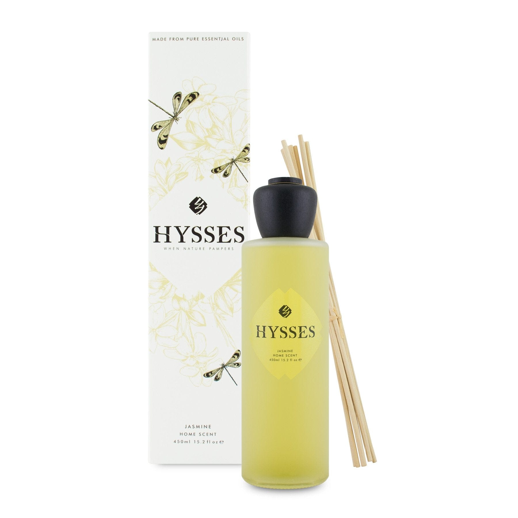 Hysses Home Scents 450ml Home Scent Reed Diffuser  Jasmine, 450ML