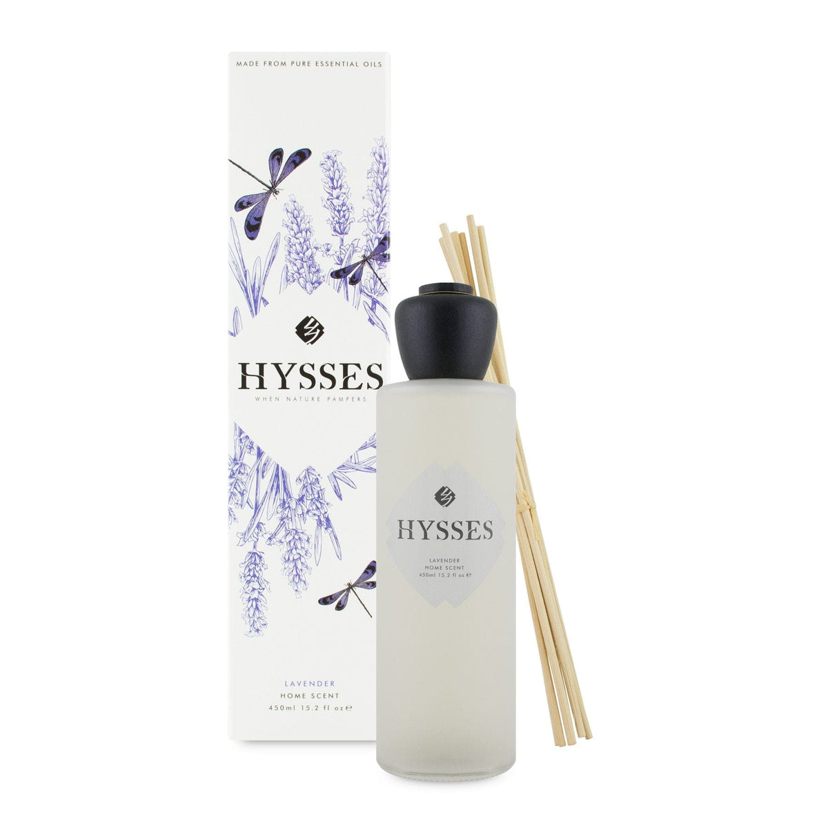 Hysses Home Scents 450ml Home Scent Reed Diffuser Lavender