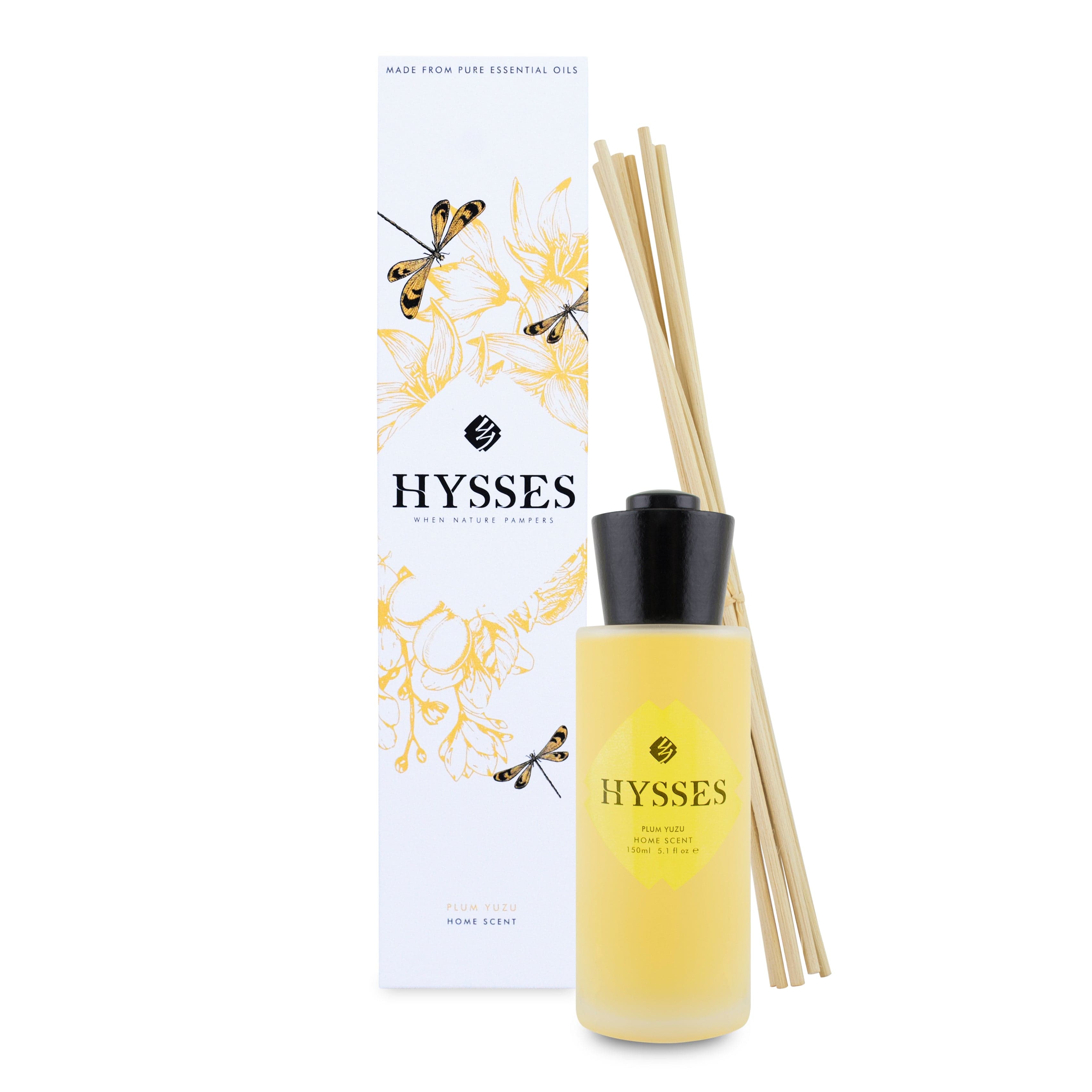 Home Scent Reed Diffuser Plum Yuzu 150ml - Hysses Singapore