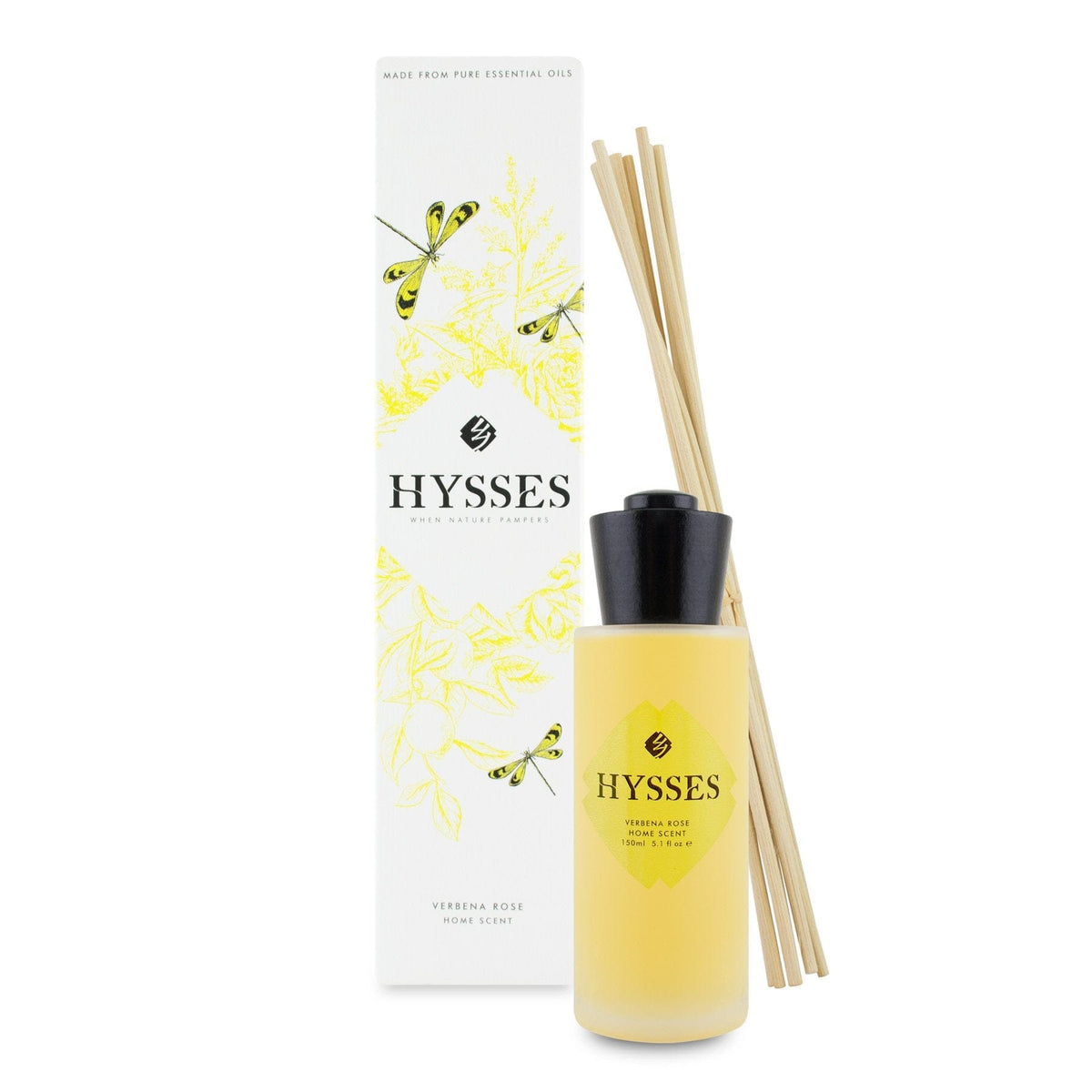 Hysses Home Scents 150ml Home Scent Reed Diffuser Verbena Rose
