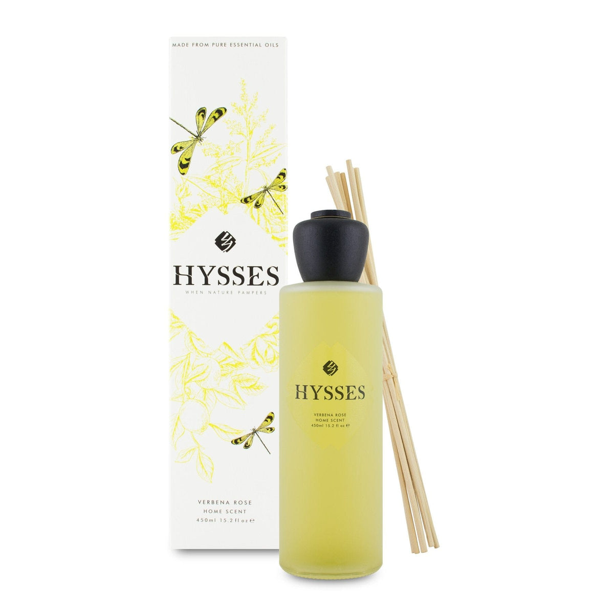 Hysses Home Scents 450ml Home Scent Reed Diffuser Verbena Rose