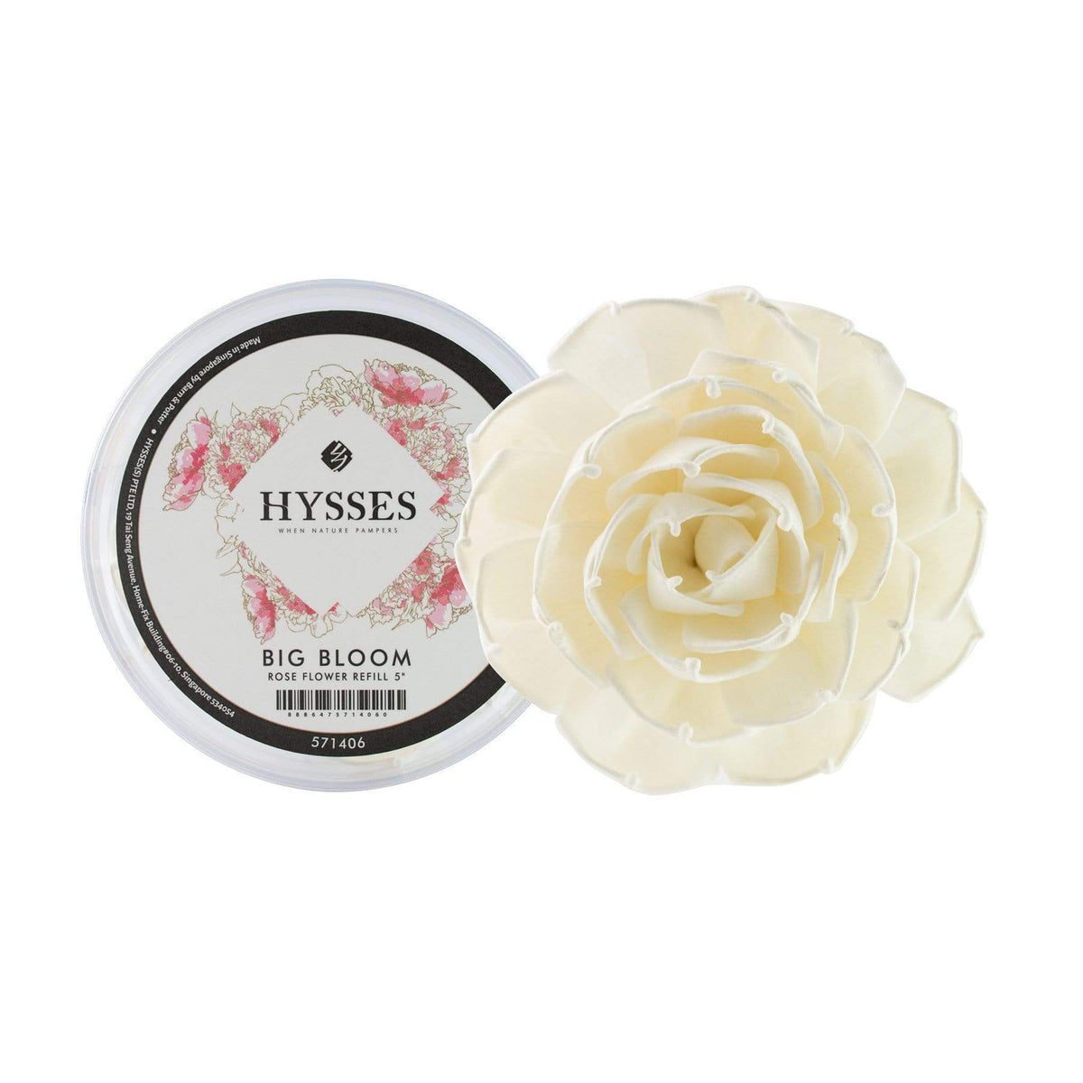 HYSSES Home Scents Solar Flower Diffuser Refill - Rose